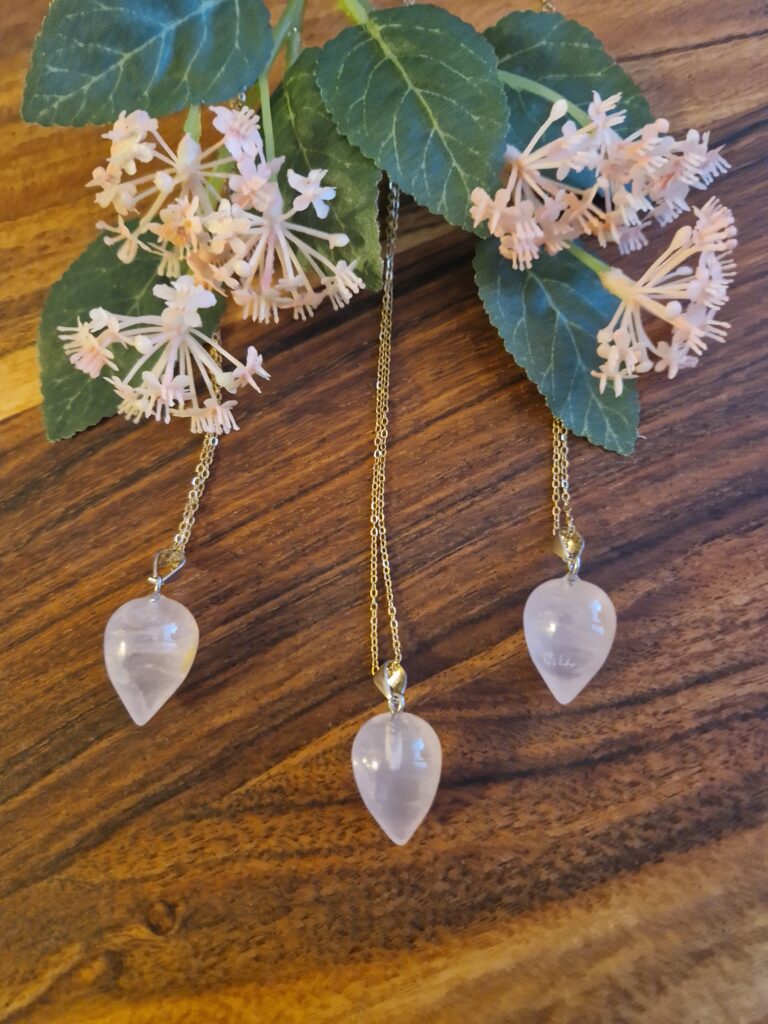 Halsband Bergskristall Nugget