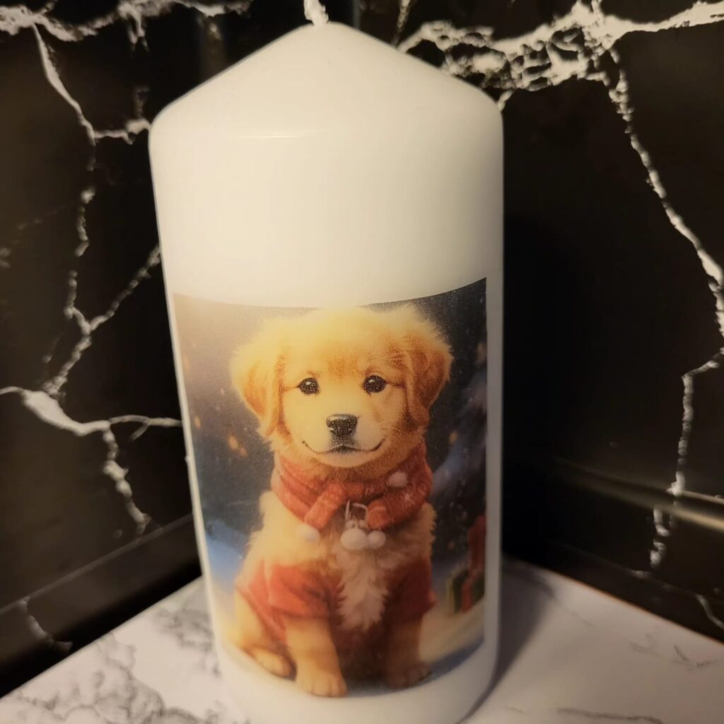 Ljus med hundtryck